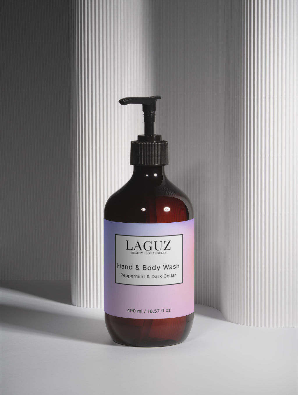 Hand & Body Wash, Peppermint & Dark Cedar