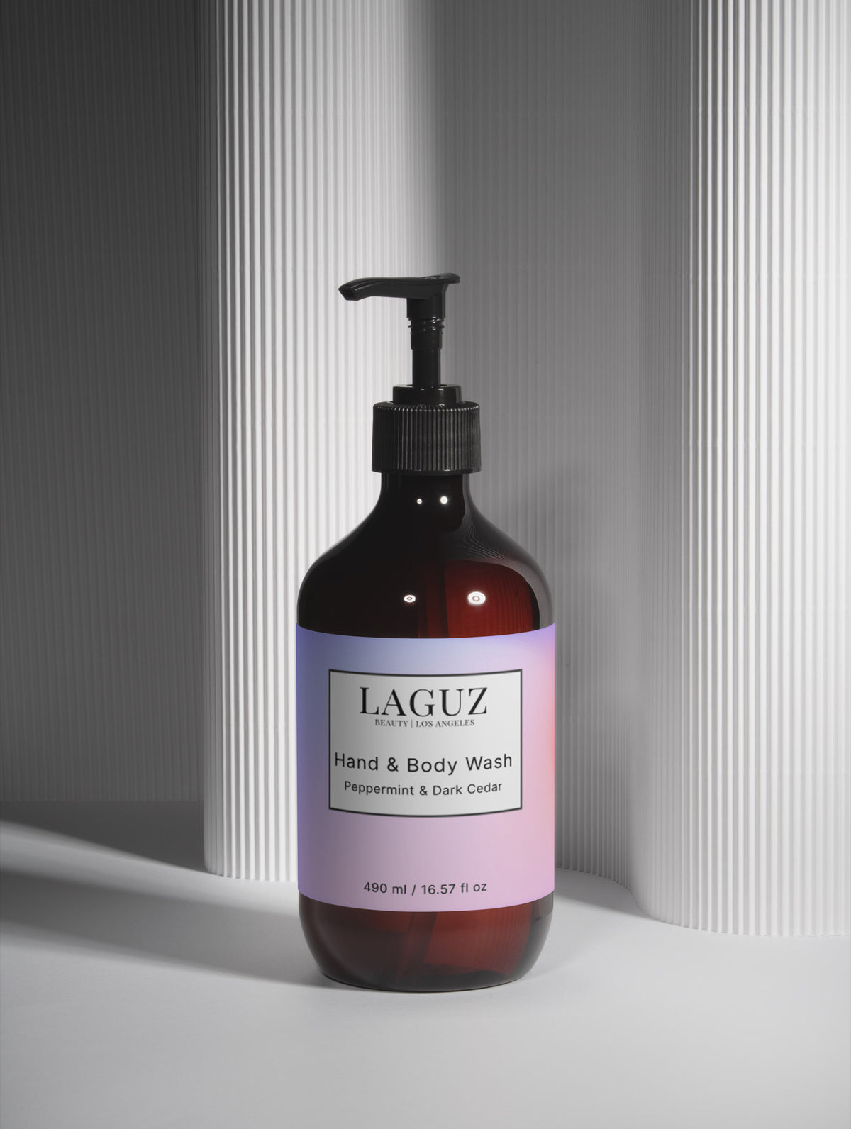 Hand & Body Wash, Peppermint & Dark Cedar