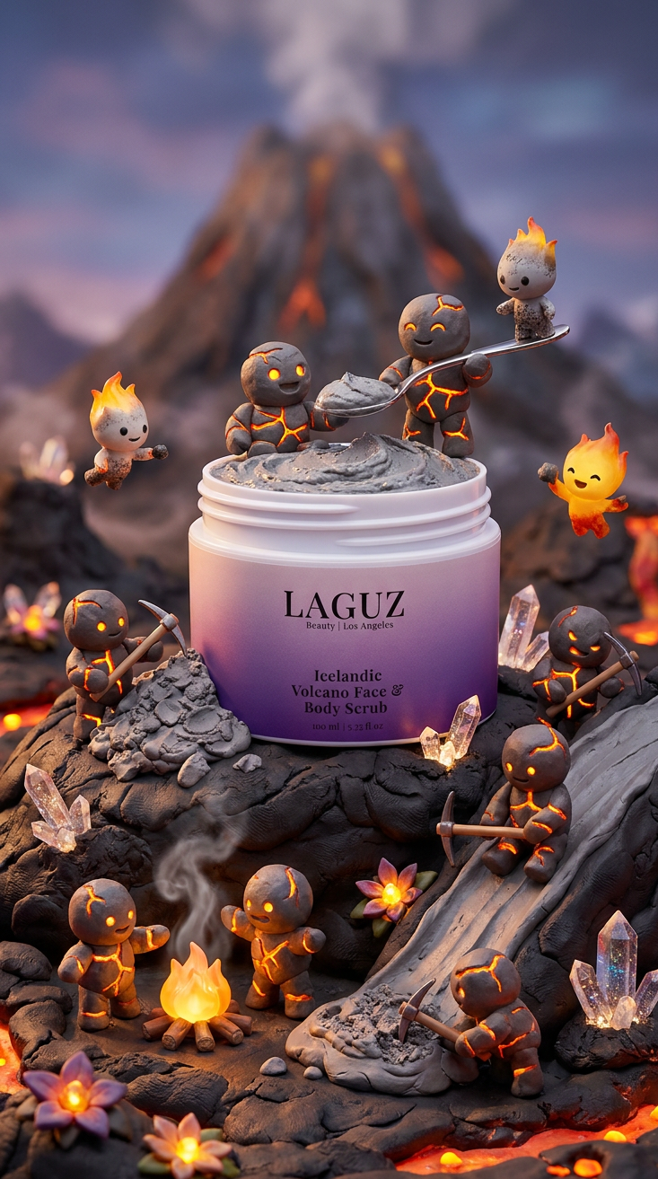 Volcano Face & Body Scrub